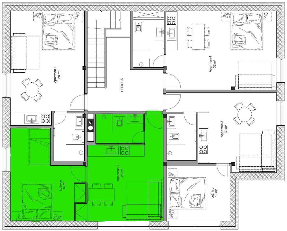 Apartmany Hacienda Boží Dar Zewnętrze zdjęcie